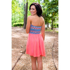 AZTEC SWEETHEART DRESS - RESTOCKED